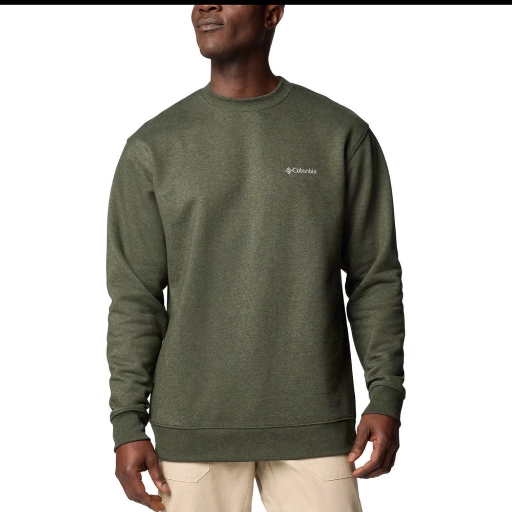 Columbia Men's Olive Crewneck Sweater